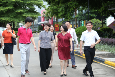 广东省妇联向导一行莅临emc易倍体育教育集团调研指导事情